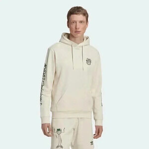 Adidas Originals x André Saraiva Organic Cotton Hoodie | Cream, Size L
